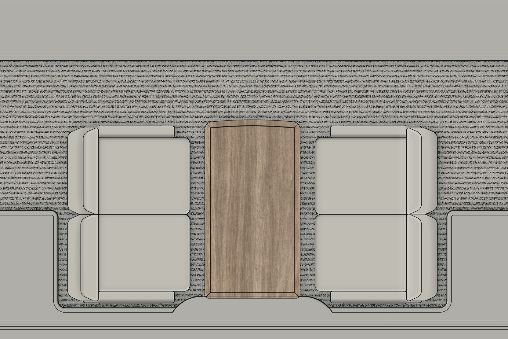 Stripes Semi-Custom Rendering in Aircraft